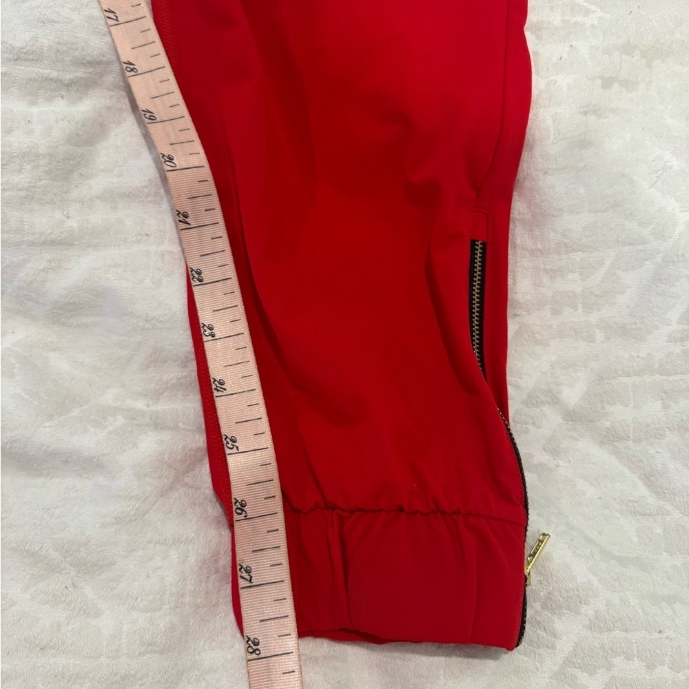 Zyia Active Red Everywhere Zipper Joggers - Picture 6 of 7